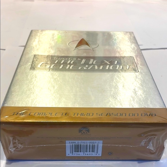 Star Trek The Next Generation Portable DVD Disc. Complete THIRD SEASONS. Silver - Picture 3 of 7